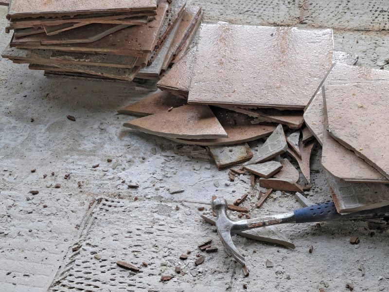 Bathroom Floor Replacement in Alpharetta, GA