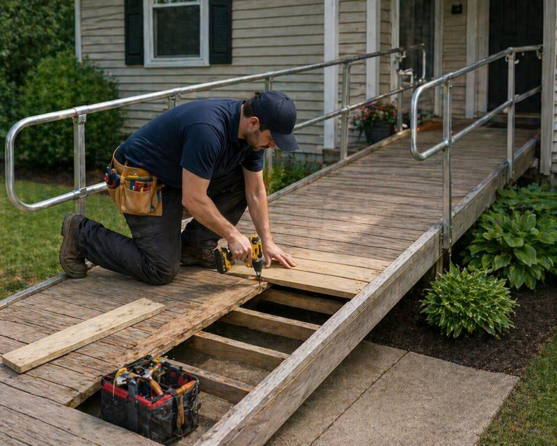 Handicap Ramp Repair in Conroe, TX