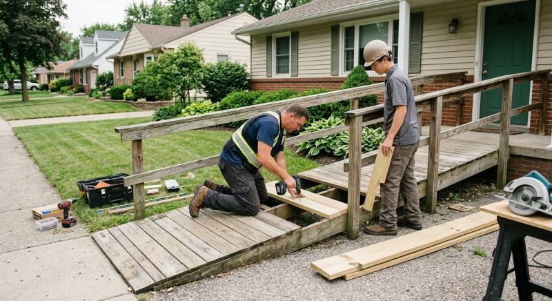 Wood Ramp Repair in Olathe, KS